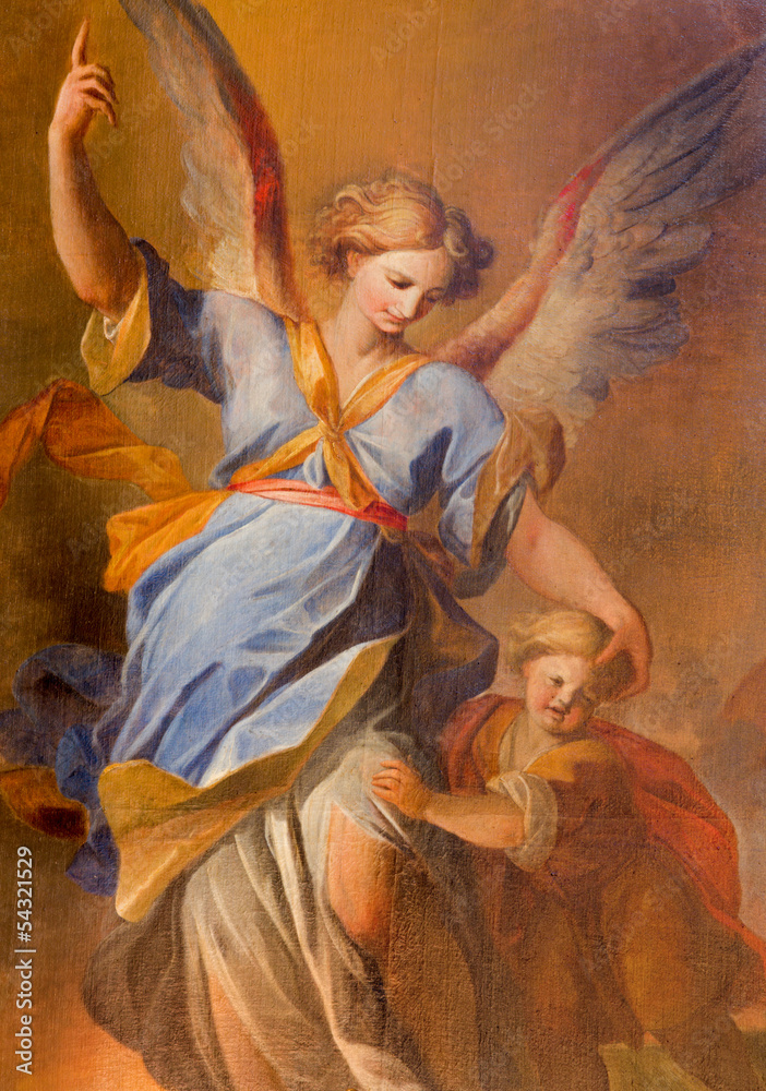 Fototapeta premium Wiedeń - Ból Anioła Stróża w barokowym kościele jezuitów