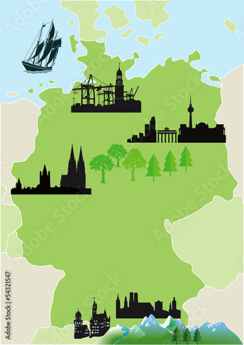 Deutschland Karte