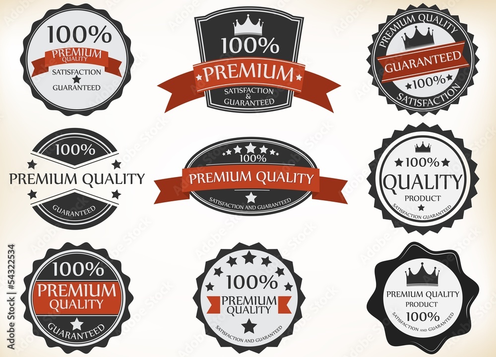 Premium Quality Labels