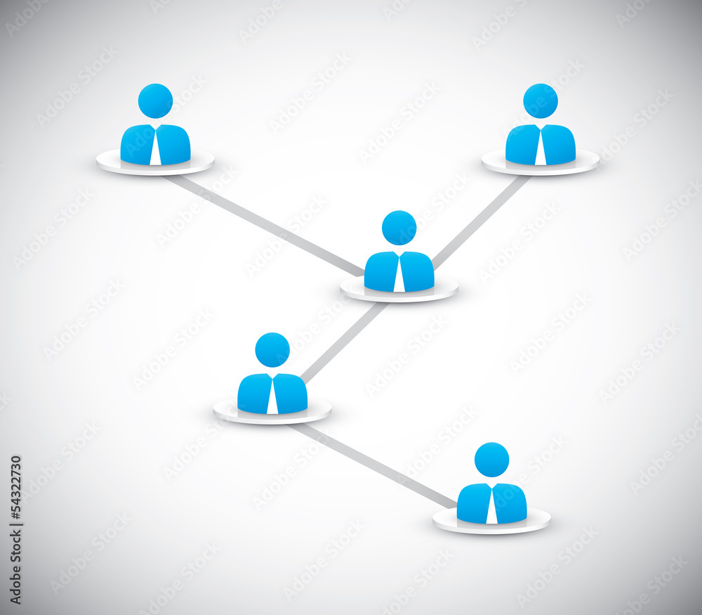 Business people connecting vector illustration Business people connecting vector illustration
