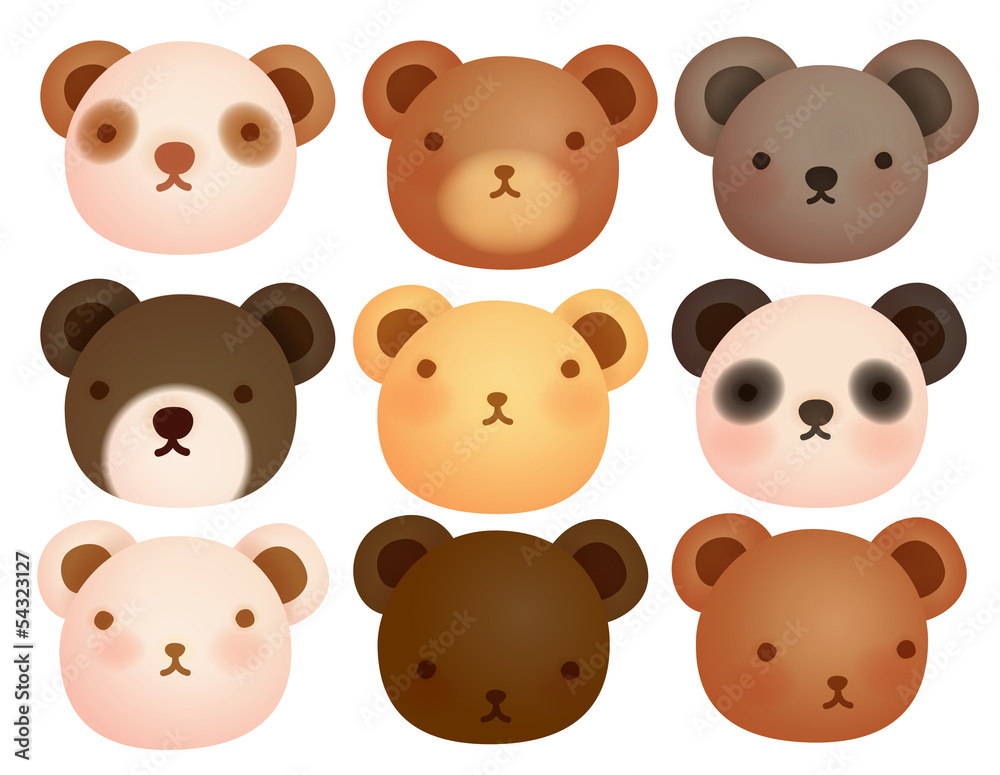 Collection of Cute Bear Collection of Cute Bear