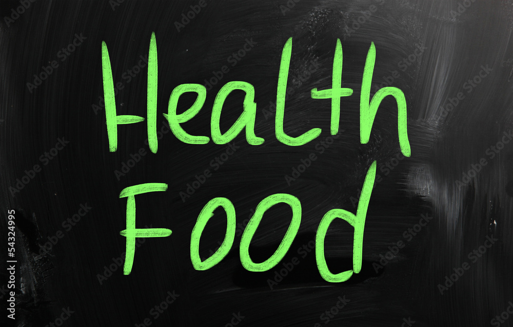 Health concept handwritten with chalk on a blackboard Health concept handwritten with chalk on a blackboard