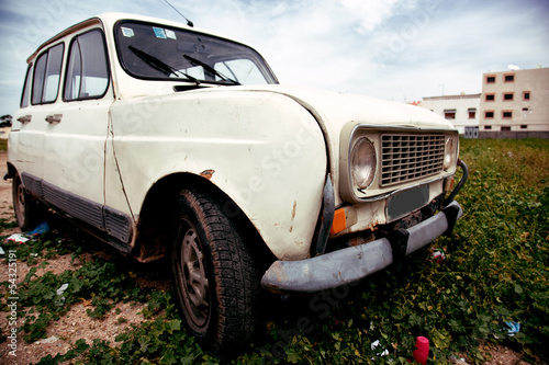 Very old car which needs to fixed or changed