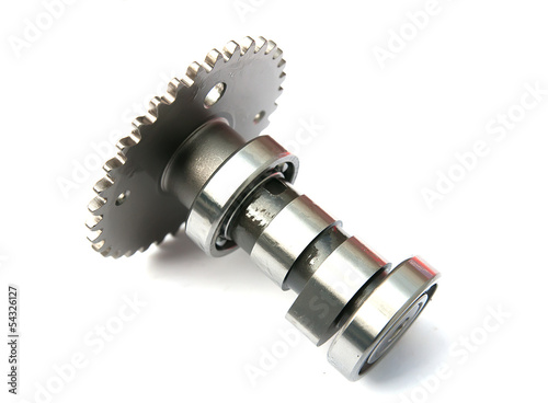 crank on a white background photo