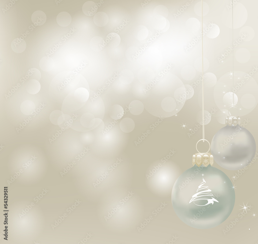 Fototapeta premium Christmas Background. Abstract Vector Illustration