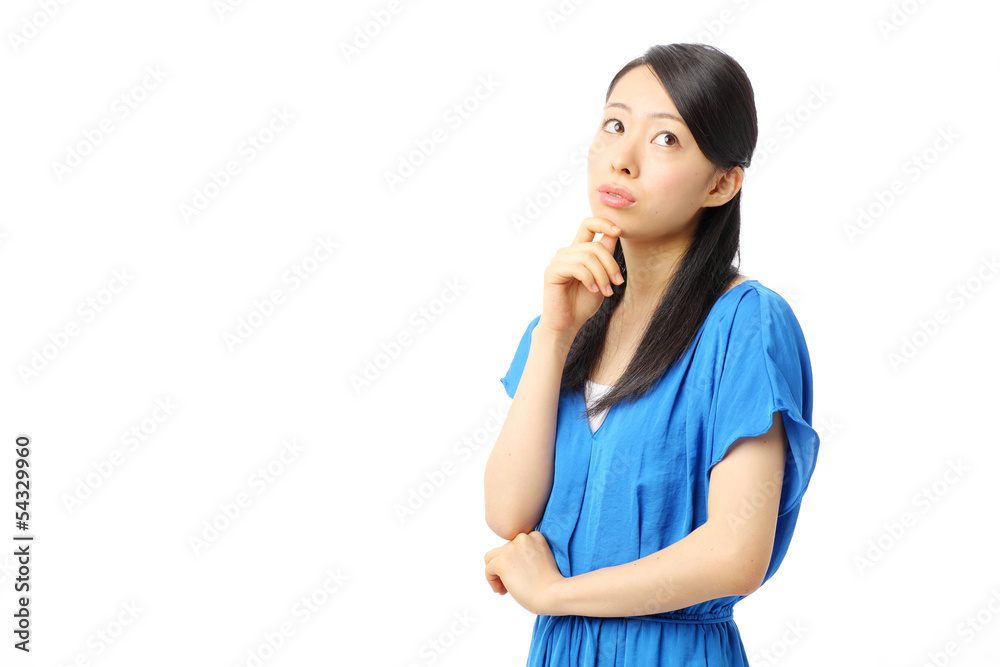 悩む女の子 悩む女の子