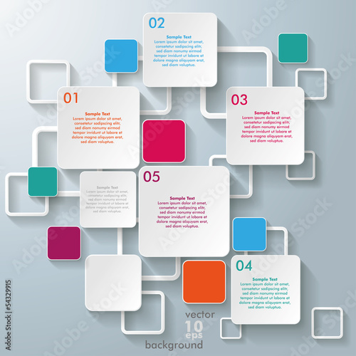 Colorful Rectangle Squares