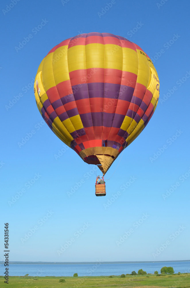 Naklejka premium Ежегодный фестиваль воздухоплавания в Переславле Залесском