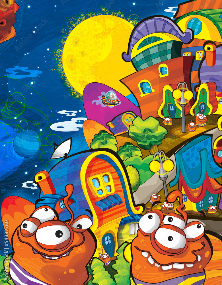 Fototapeta premium Temat kosmitów - ufo