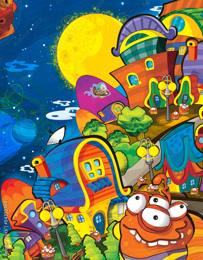 Fototapeta premium The aliens subject - ufo