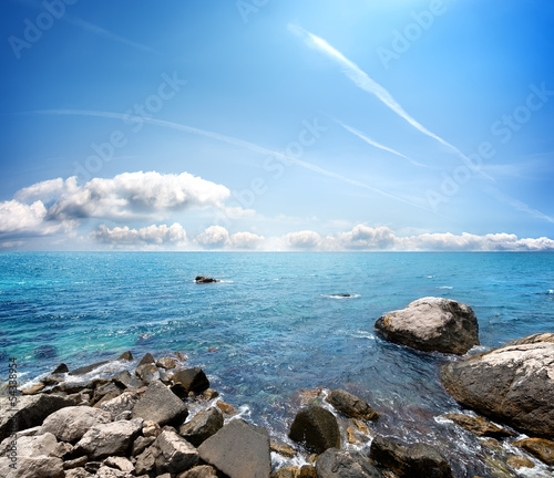 Stony beach photo