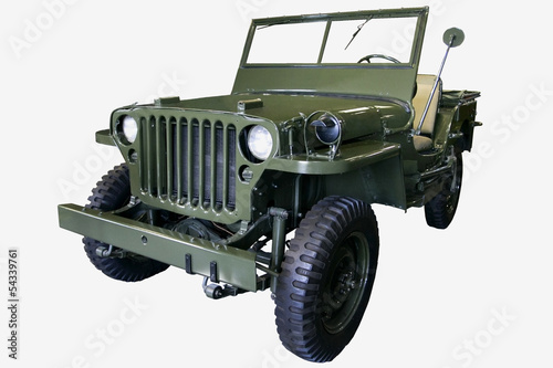 old green jeep