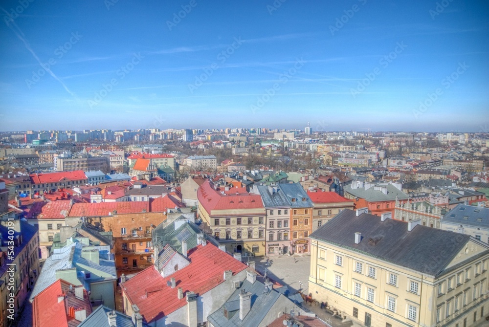 Obraz premium Lublin City streetview