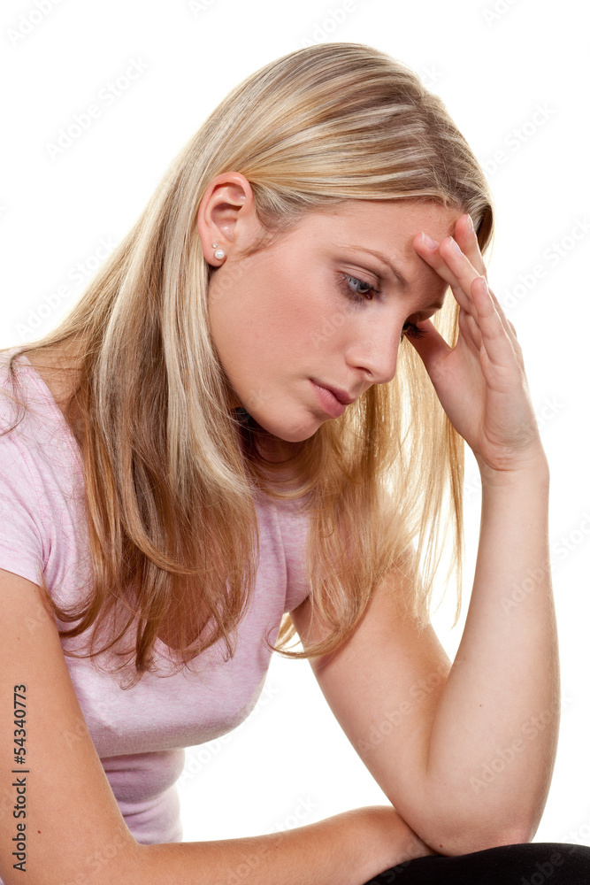 thoughtful woman thoughtful woman