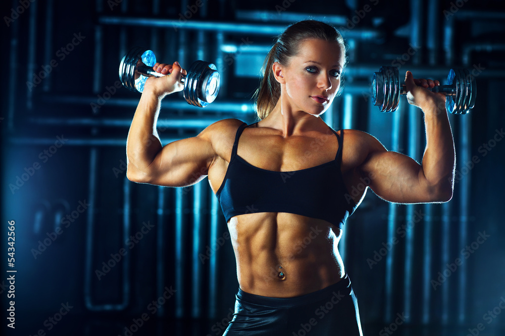 Fototapeta premium Woman bodybuilder