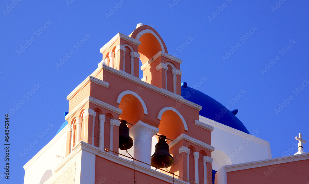 Stockfoto Santorin, île des Cyclades en Grèce | Adobe Stock