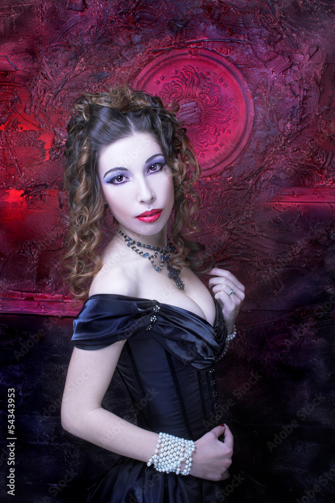 Fototapeta premium Victorian lady.