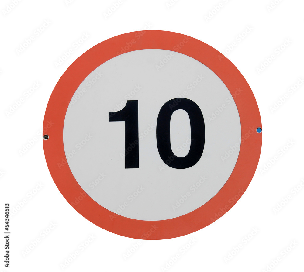 Speed limit traffic sign Speed limit traffic sign