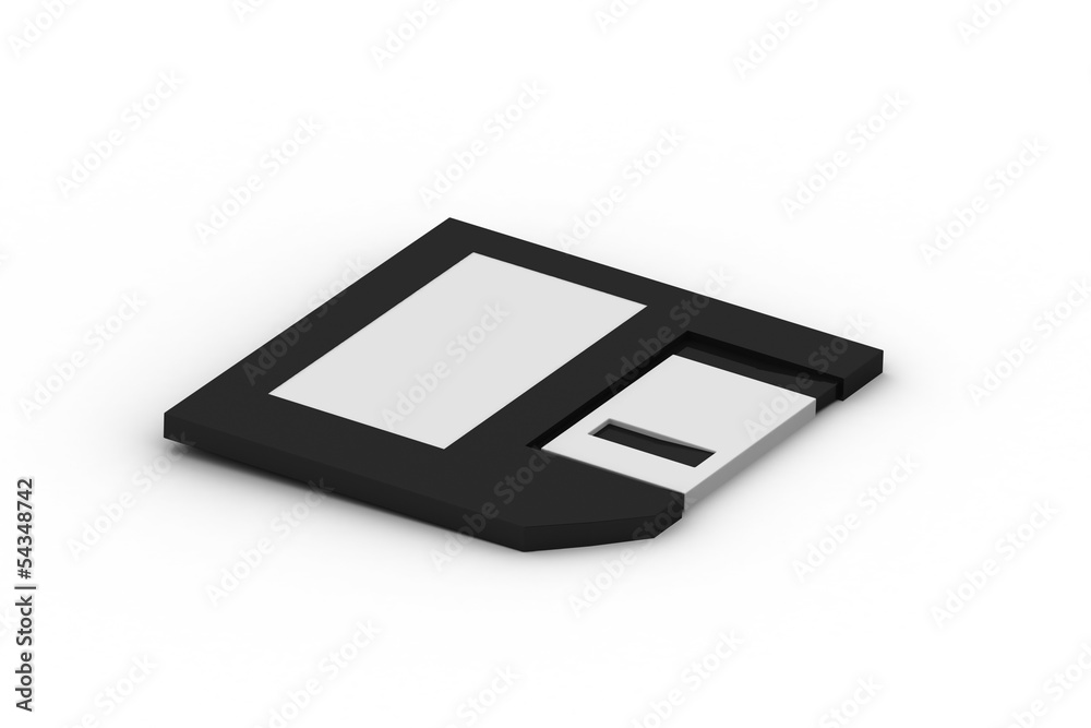 Floppy Disk on White Background Floppy Disk on White Background