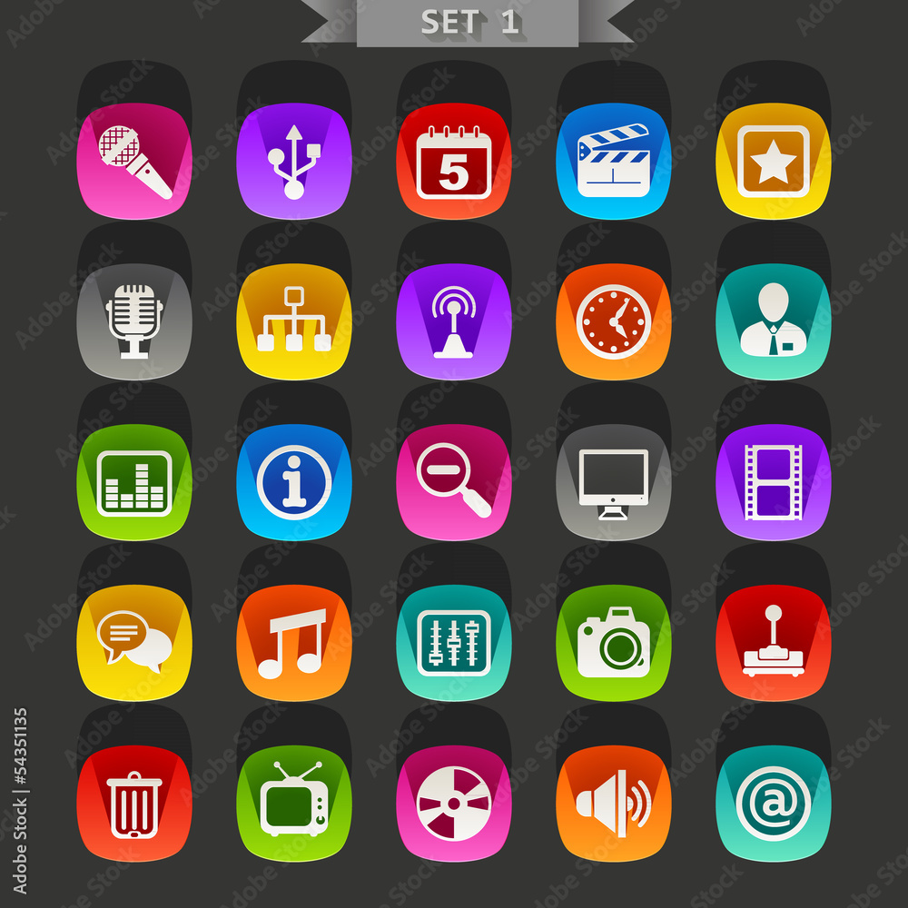 Flat icons-set 1 Flat icons-set 1