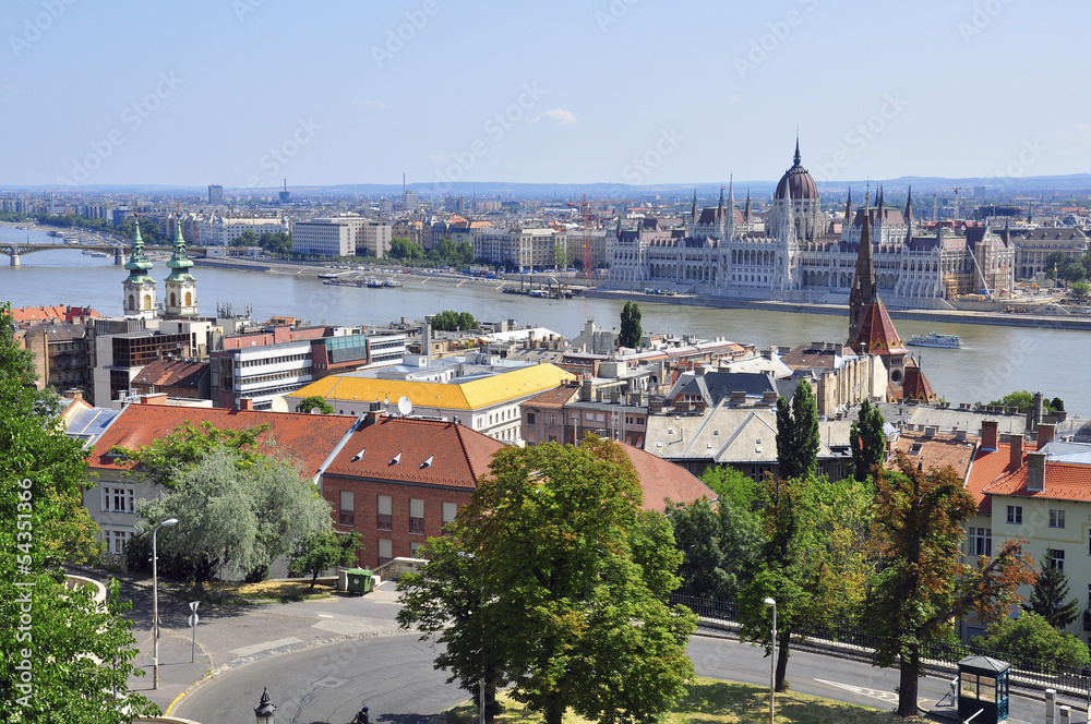 Naklejka premium Budapest cityscape