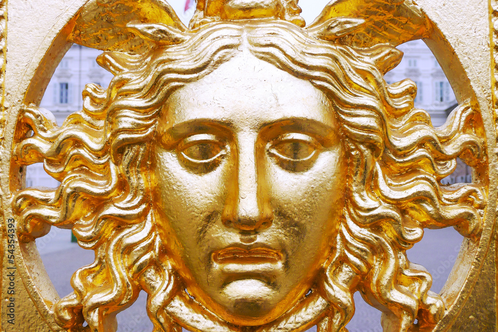 Obraz premium gold face