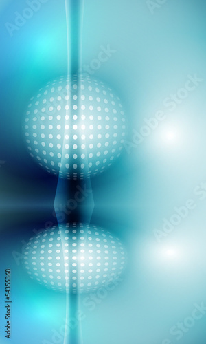 blue vector abstract background