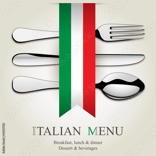 Italian menu