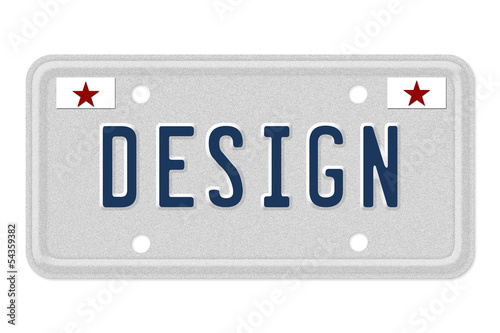 MDesign Car  License Plate photo