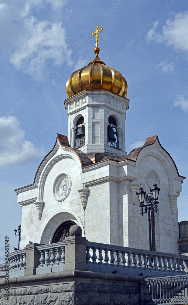 Fototapeta premium Facade of Preobrazhenskaya church