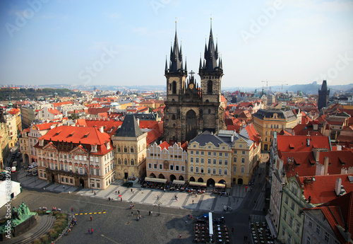 Church of Our Lady before Tyn, Prague city, Panorama