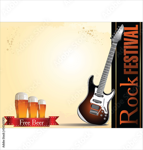 Rock concert poster