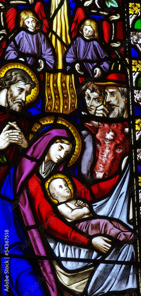 Plakat The birth of Jesus: The Nativity