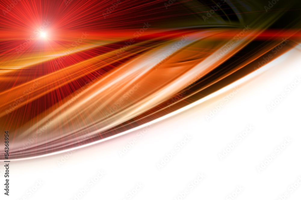 Naklejka premium futuristic wave background design with lights