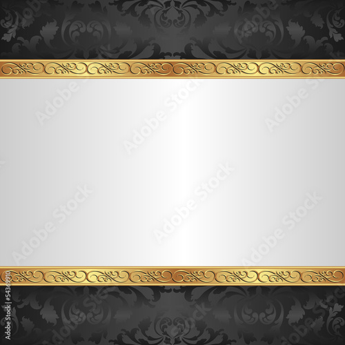 white and black background