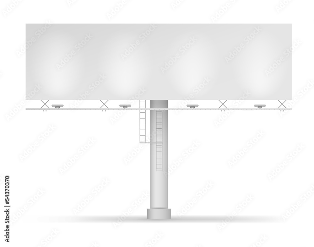 Obraz premium Blank billboard illustration