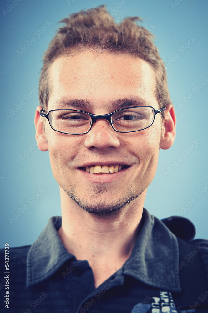 smiling portrait man smiling portrait man