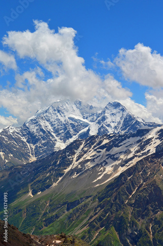 Caucasus mountain peaks