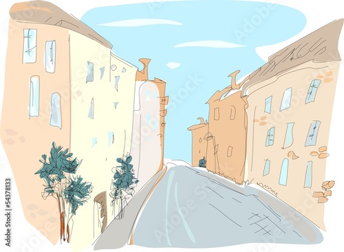 Sketch of the bystreet