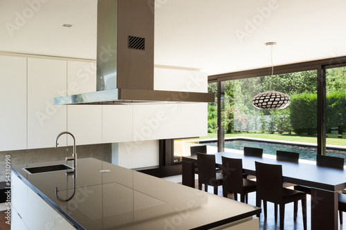 Modern villa  interior  beautiful kitchen