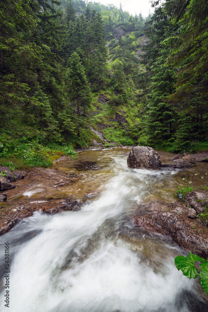Rocky creek in Tatra mountains, Poland Rocky creek in Tatra mountains, Poland