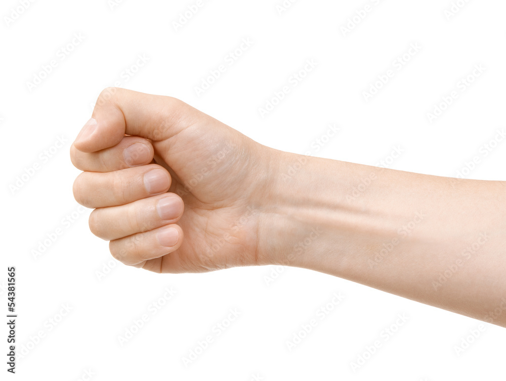 hand hold something on a white background hand hold something on a white background