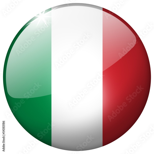 Italy Round Glass shiny realistic Button Free Download Italy Round Glass shiny realistic Button - GFXLoad