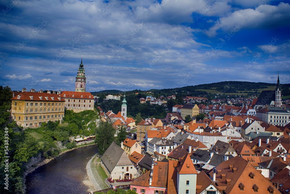 Obraz premium Cesky Krumlov in Czech Republic