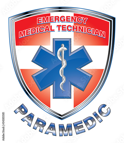 EMT Paramedic Medical Design Shield
