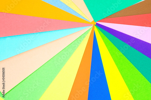 Colored papers background