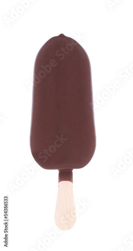 Konstfotografi One chocolate vanilla ice cream