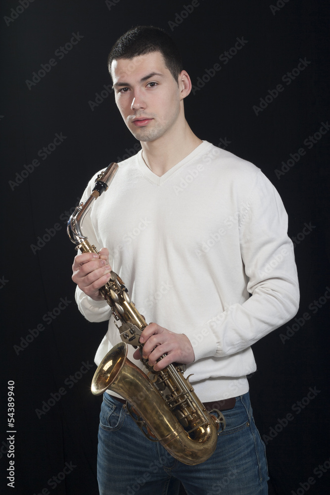 Fototapeta premium Saxophone Player