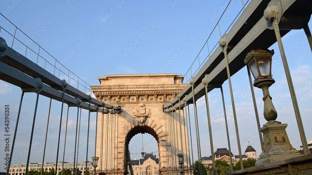 Fototapeta premium kettenbrücke in budapest