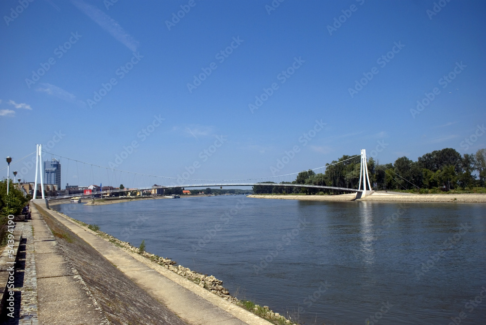 Bridge over River Drava, Osijek, Croatia